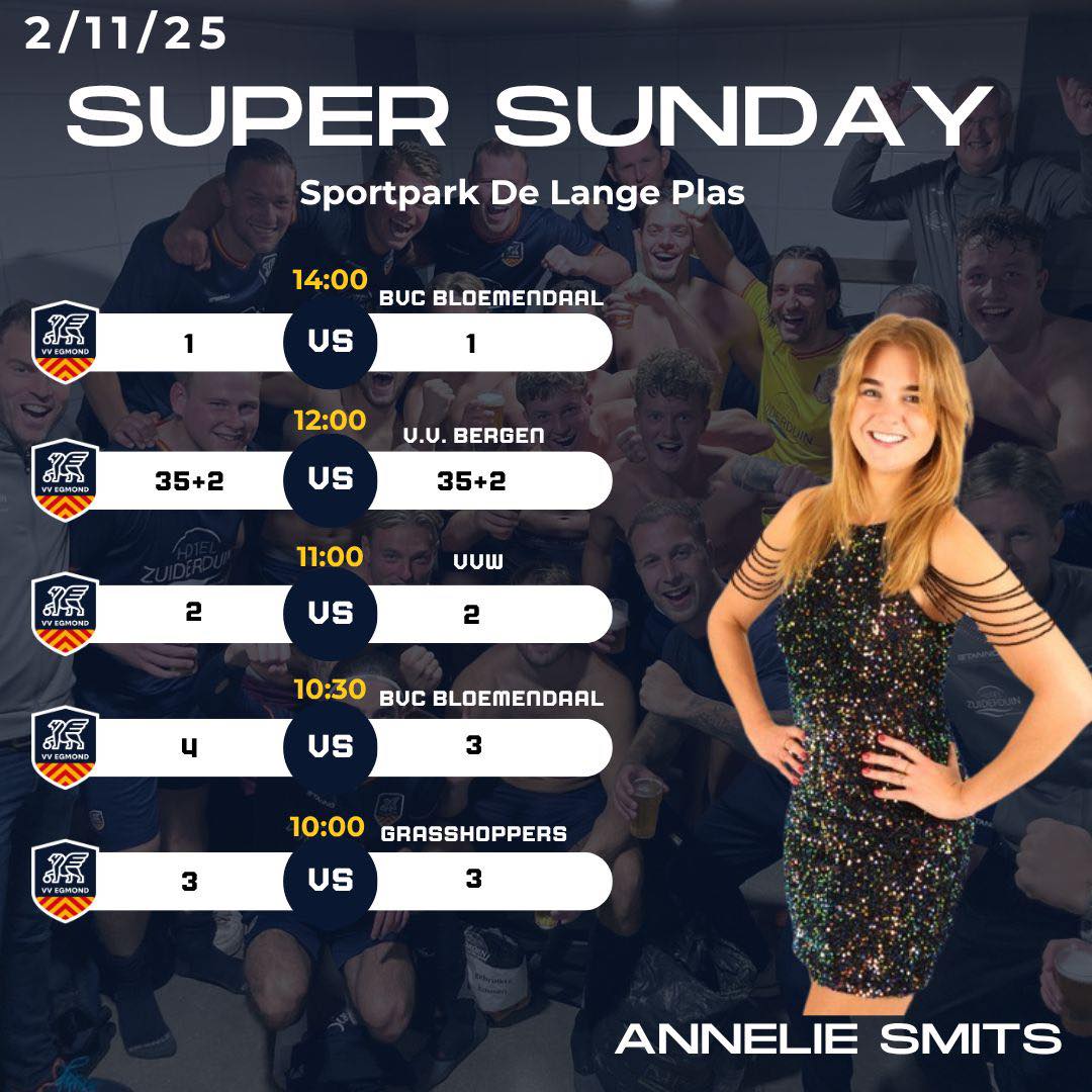 Super Sunday 2 november op de Lange Plas