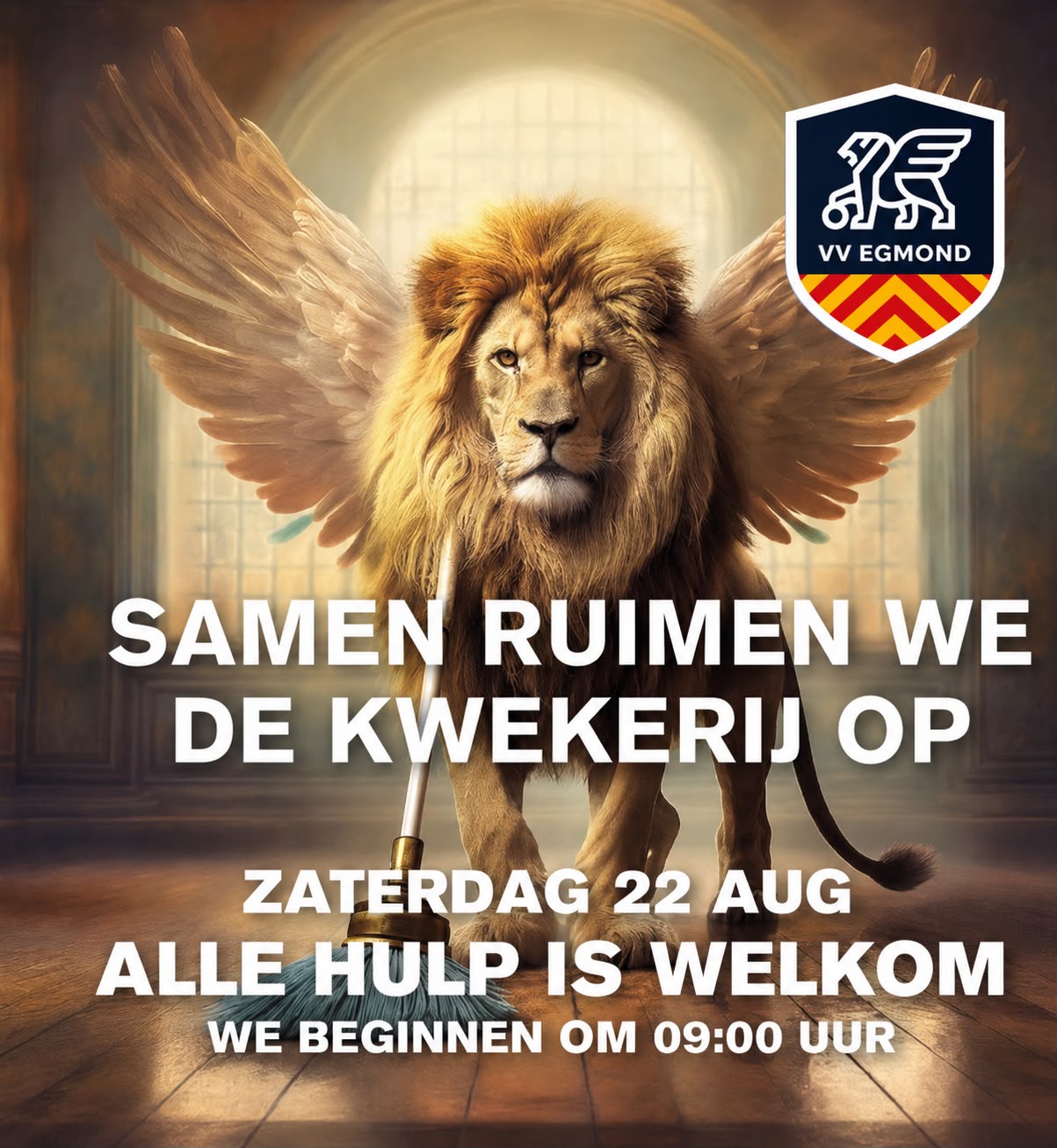 Op zaterdag 22 augustus ruimen we samen de Kwekerij op!