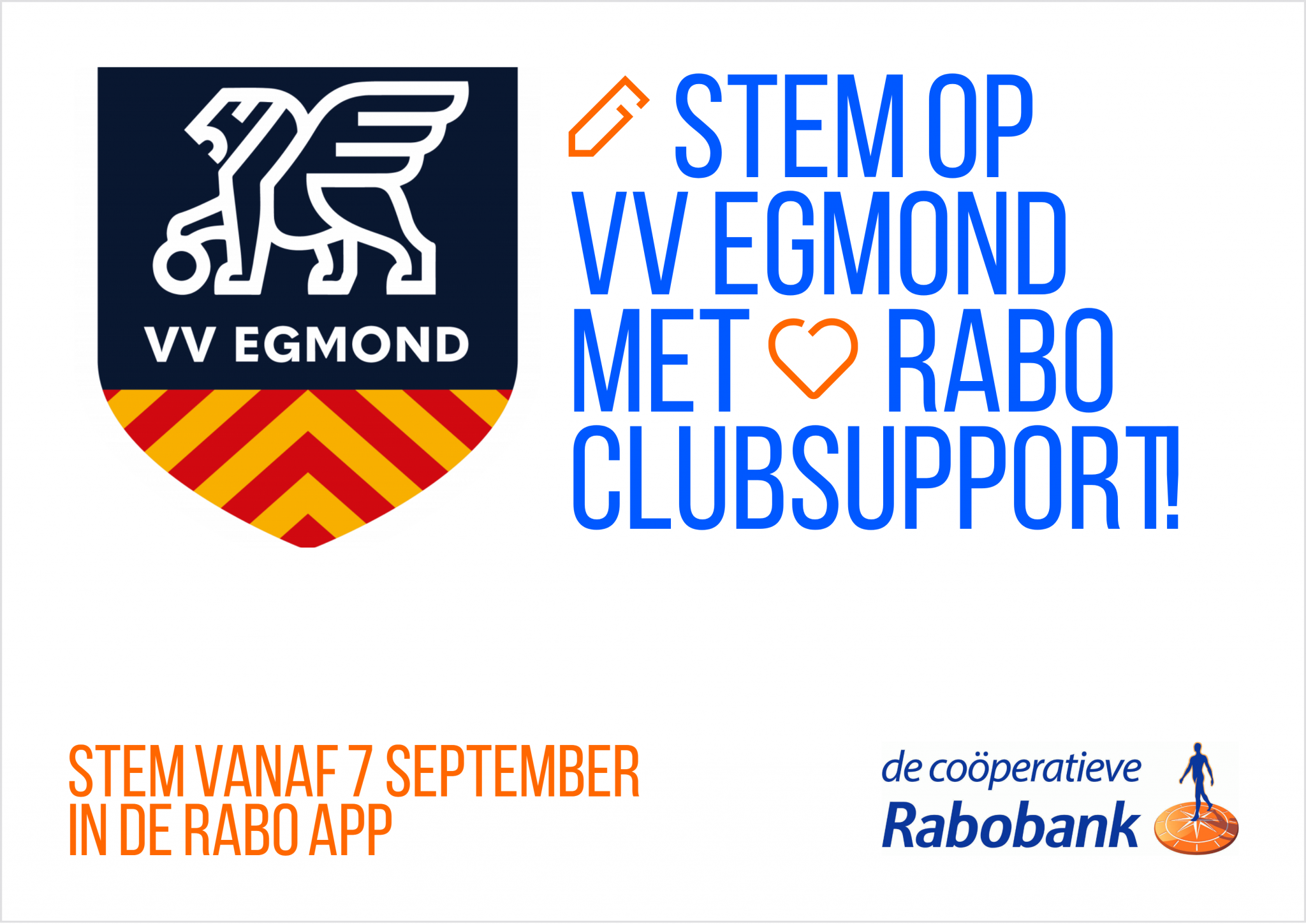 Rabo ClubSupport vanaf 7 september