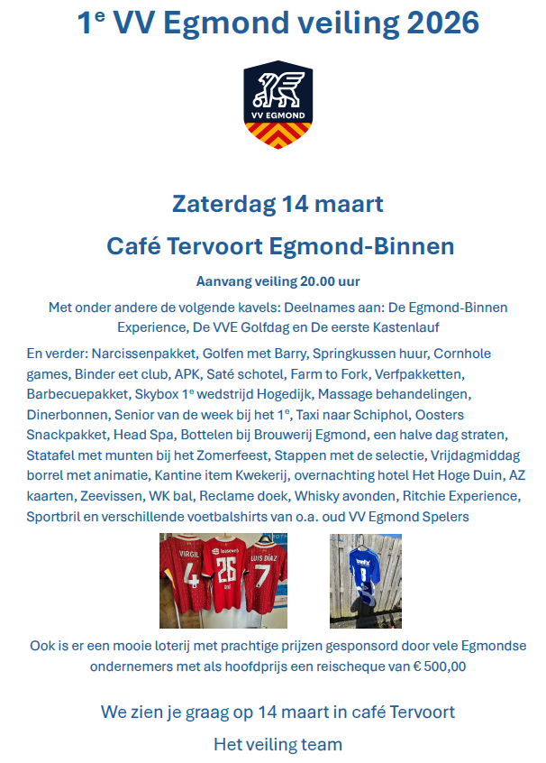 Veilingboekje staat online!